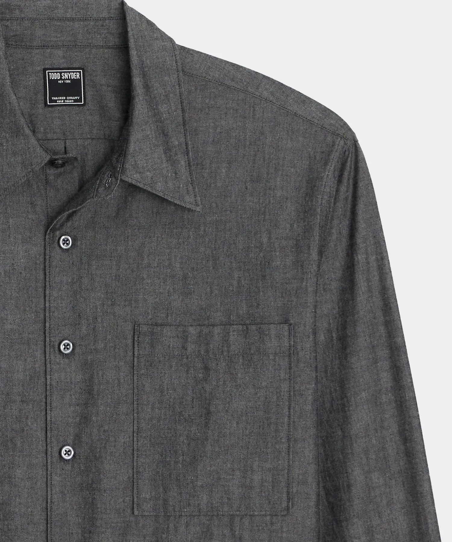 Relaxed Fit Chambray Shirt