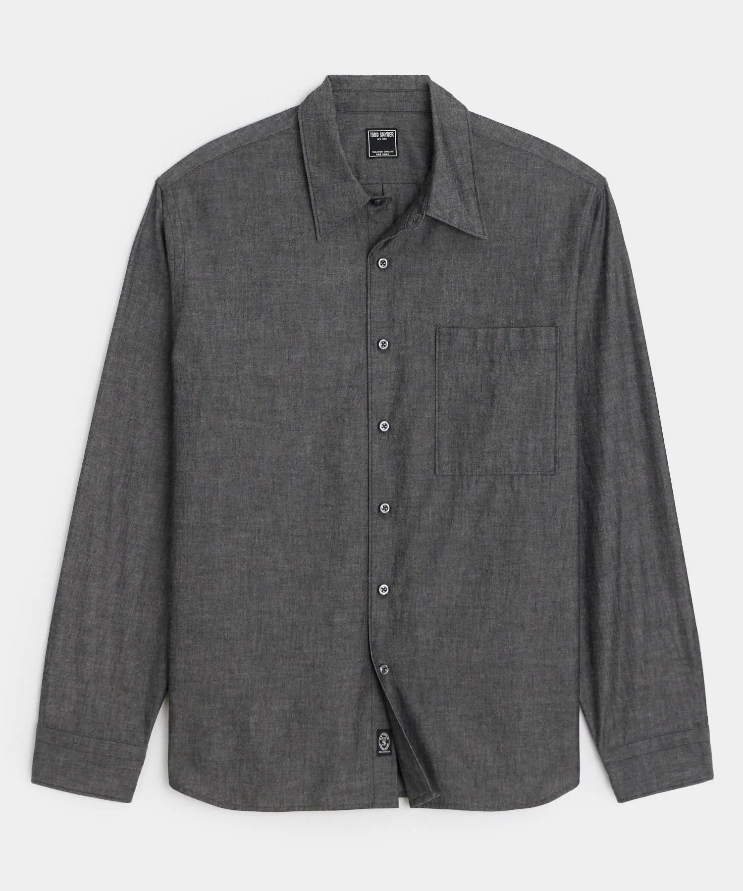 Relaxed Fit Chambray Shirt