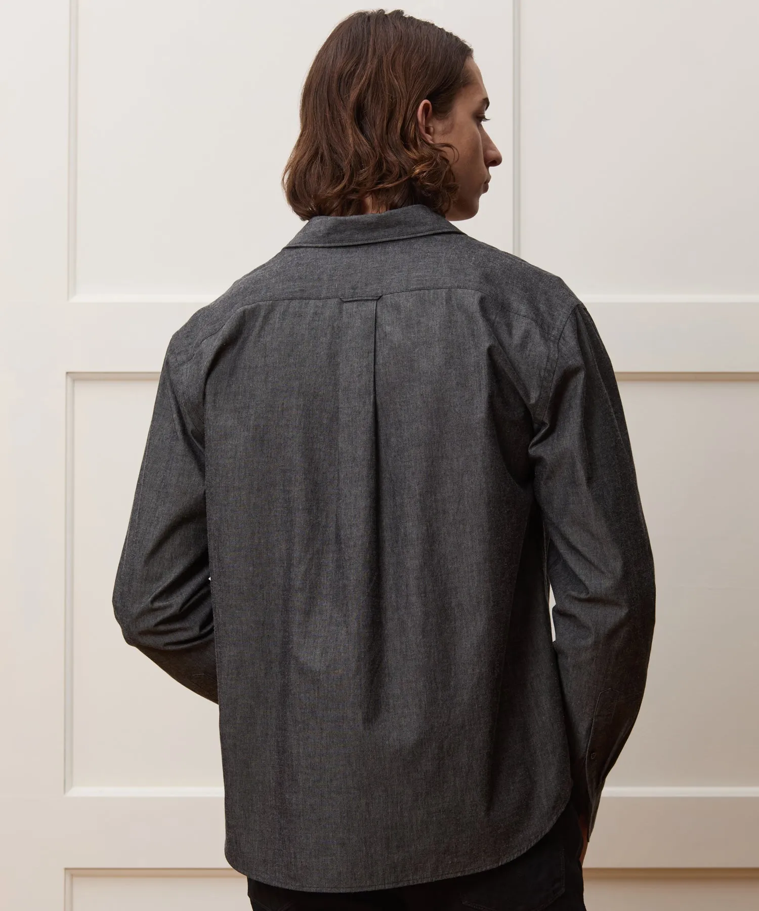 Relaxed Fit Chambray Shirt