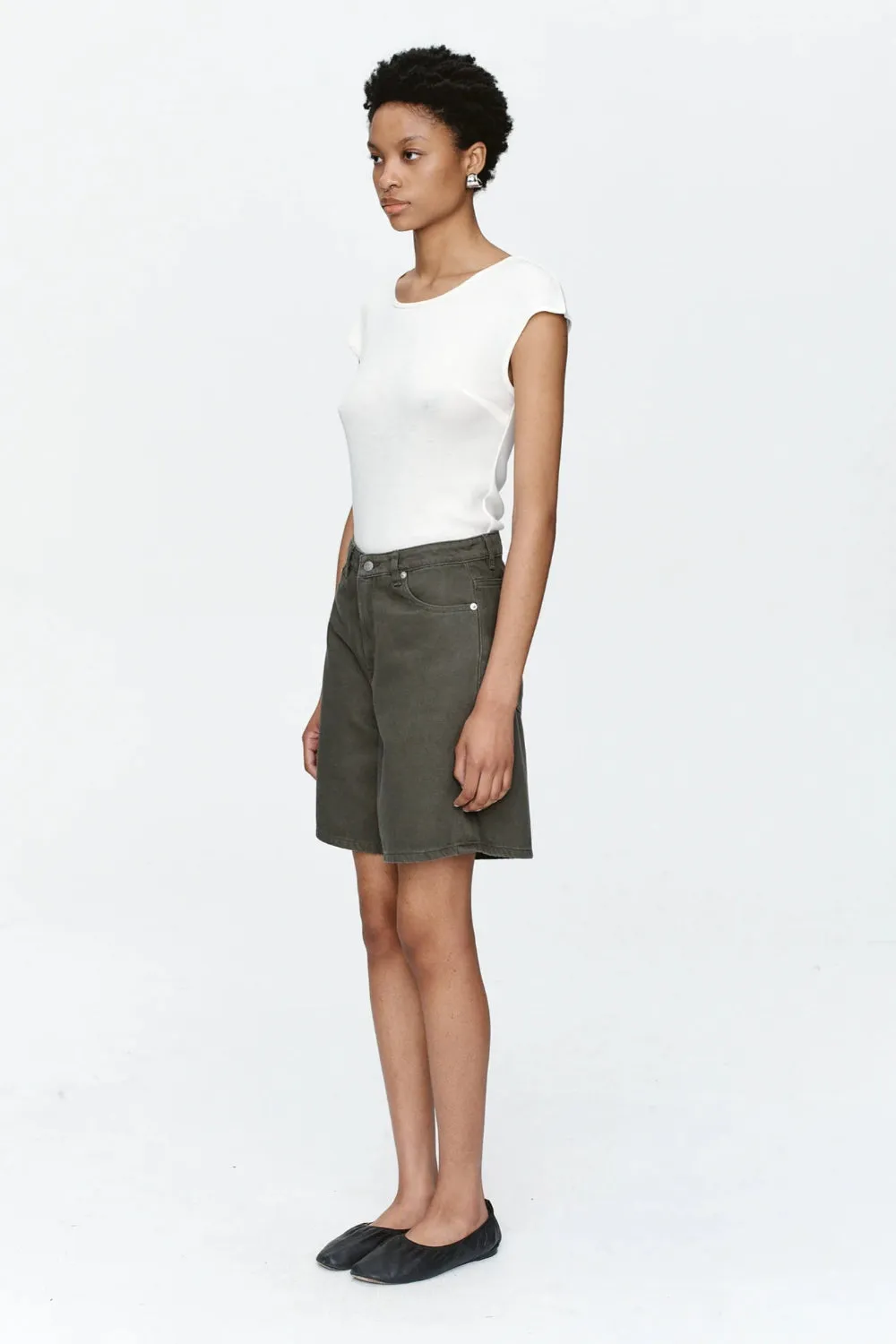 Relaxed Jean Short Rosemary