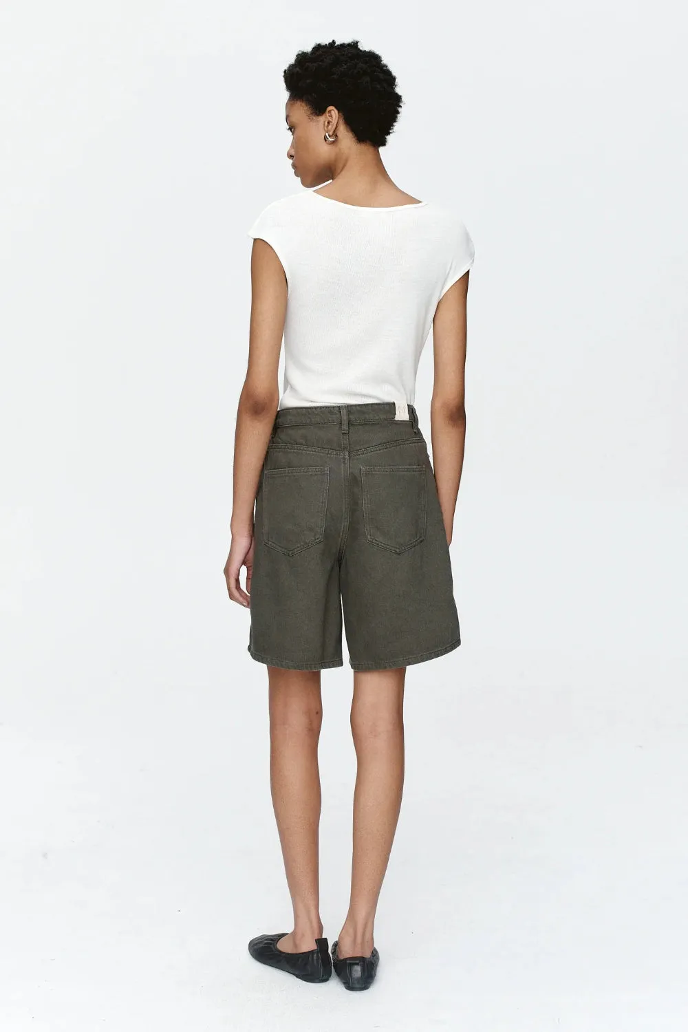 Relaxed Jean Short Rosemary