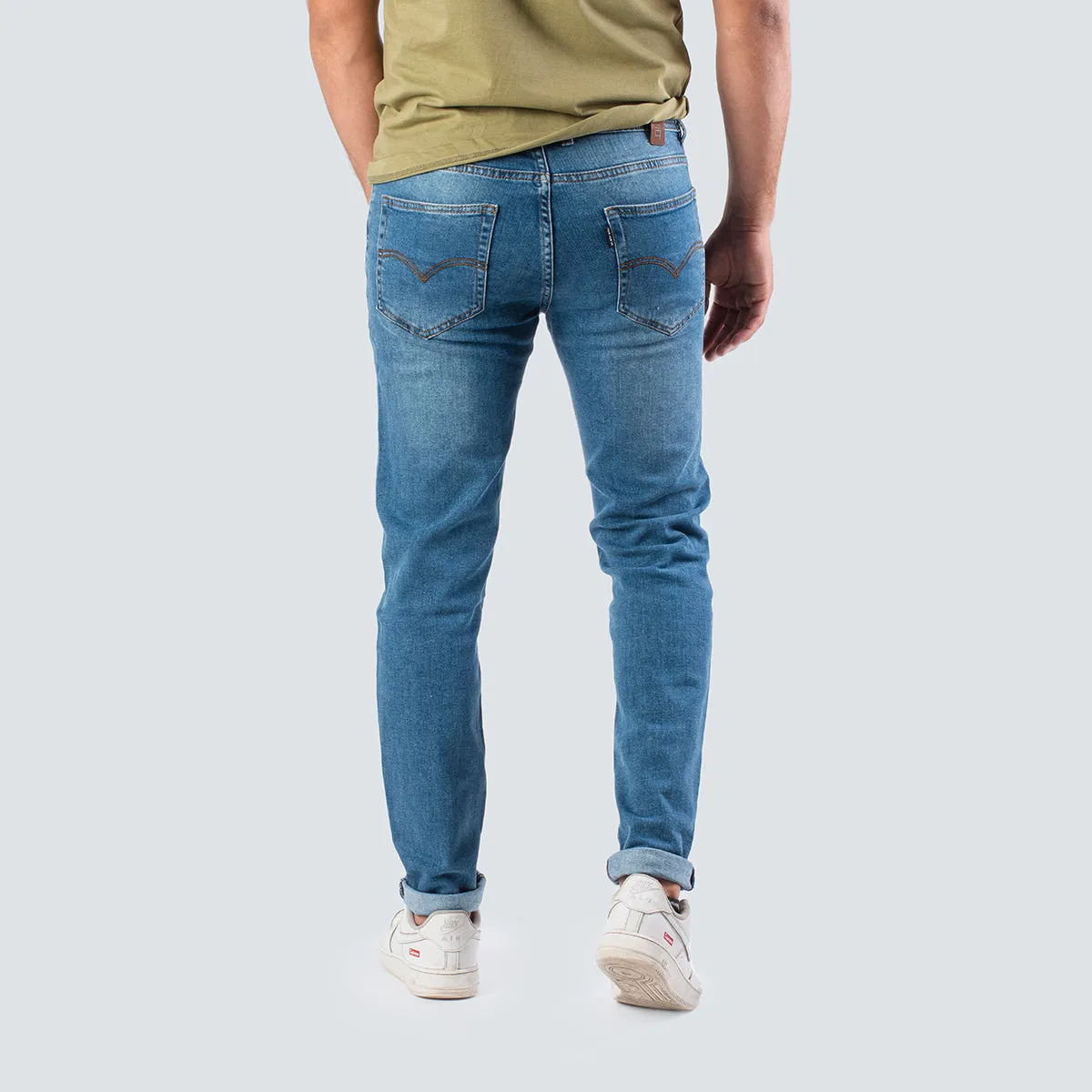 Relaxed Jeans . Blue