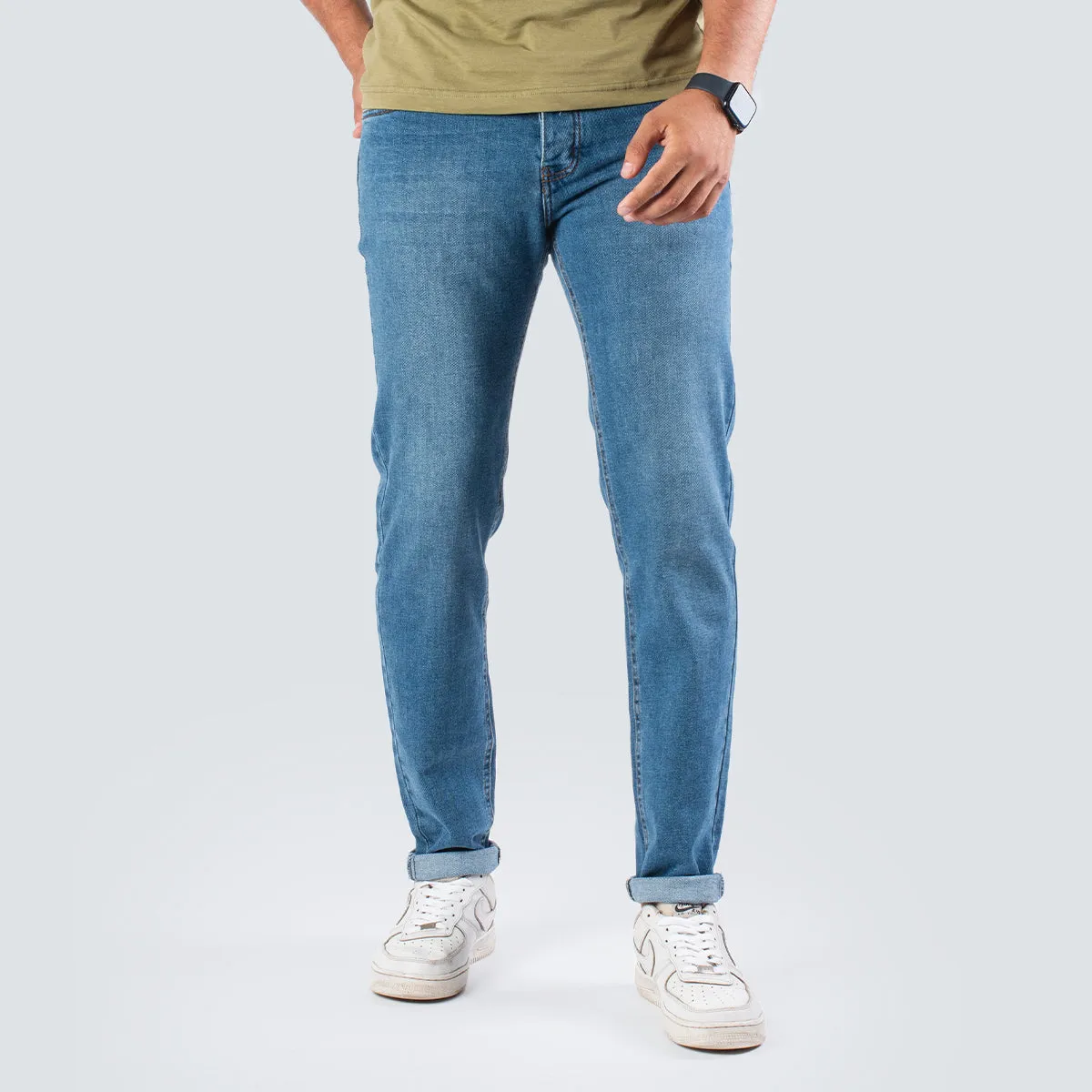 Relaxed Jeans . Blue