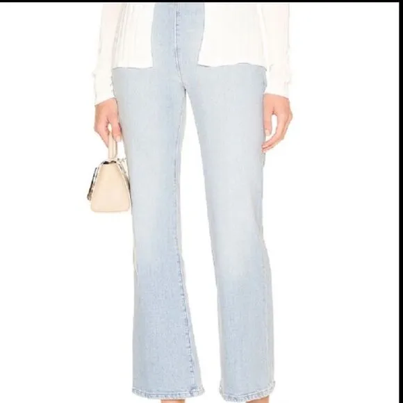 REVOLVE Jeans SPRWMN LA NEW Denim Flare Leggings Francoise Blue Size 2-4 Small