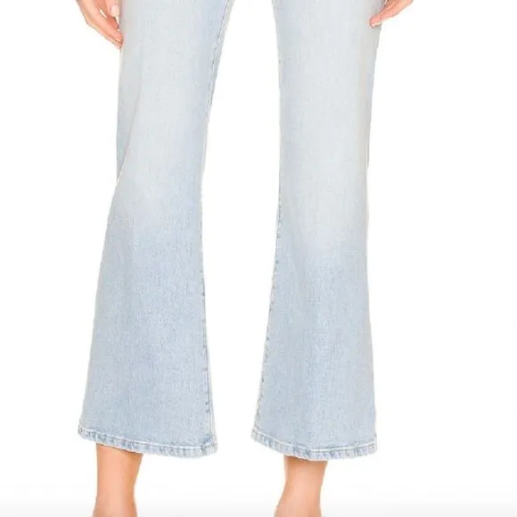 REVOLVE Jeans SPRWMN LA NEW Denim Flare Leggings Francoise Blue Size 2-4 Small
