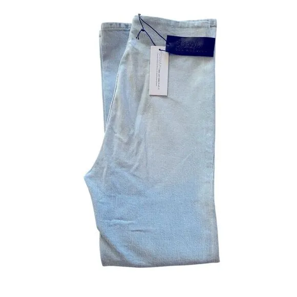 REVOLVE Jeans SPRWMN LA NEW Denim Flare Leggings Francoise Blue Size 2-4 Small