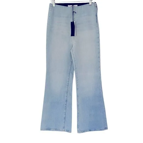 REVOLVE Jeans SPRWMN LA NEW Denim Flare Leggings Francoise Blue Size 2-4 Small