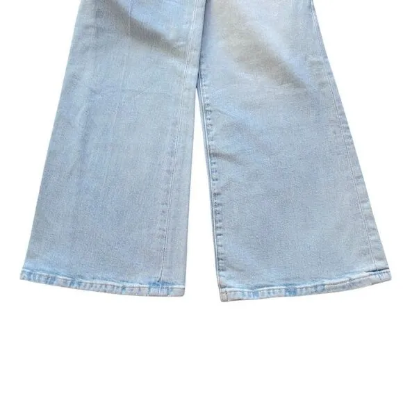 REVOLVE Jeans SPRWMN LA NEW Denim Flare Leggings Francoise Blue Size 2-4 Small
