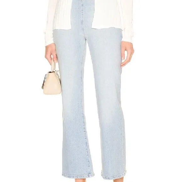 REVOLVE Jeans SPRWMN LA NEW Denim Flare Leggings Francoise Blue Size 2-4 Small