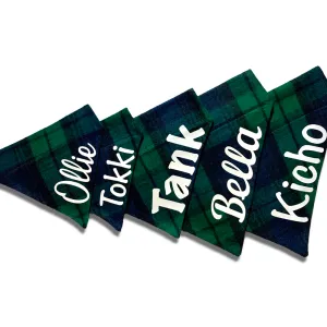 Roses Green Stem Slip On Bandana