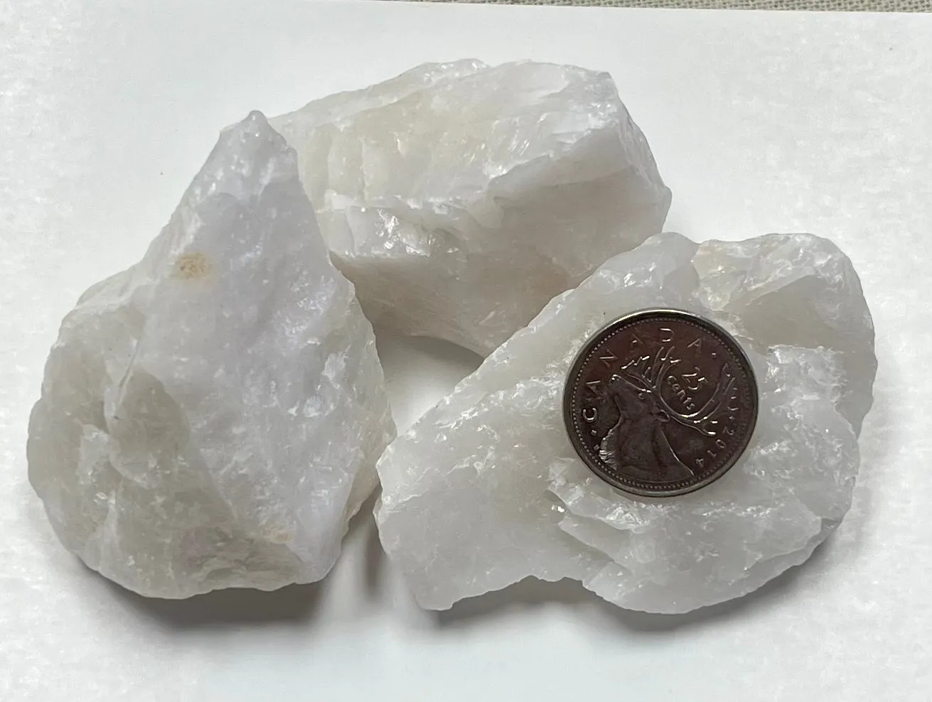Rough Snow Quartz