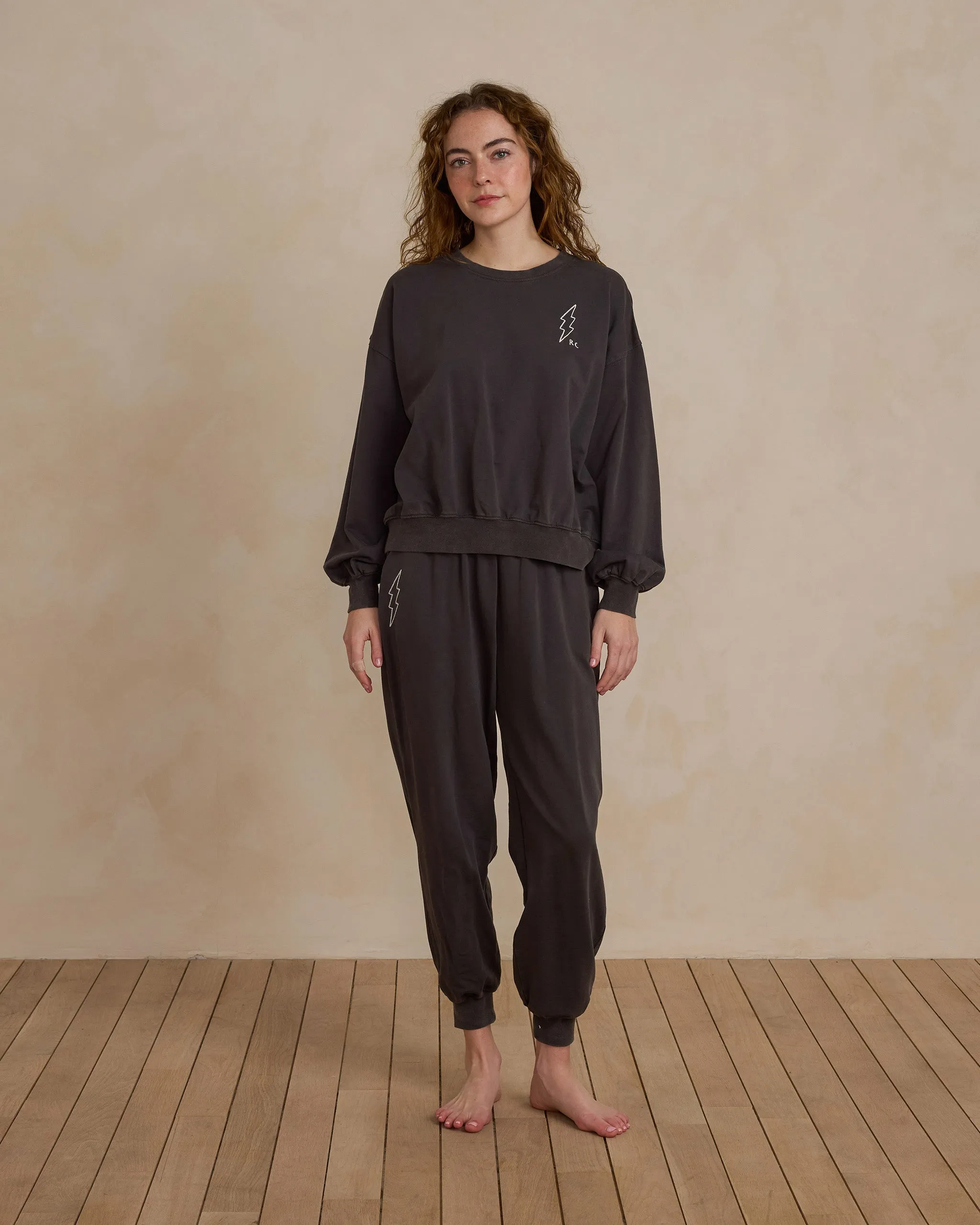 Rylee & Cru Women Bolt Relaxed Sweatshirt