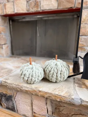 Sage Cozy Pumpkins