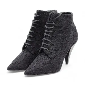 Saint Laurent Paris Blaze Kiki Ankle Booties