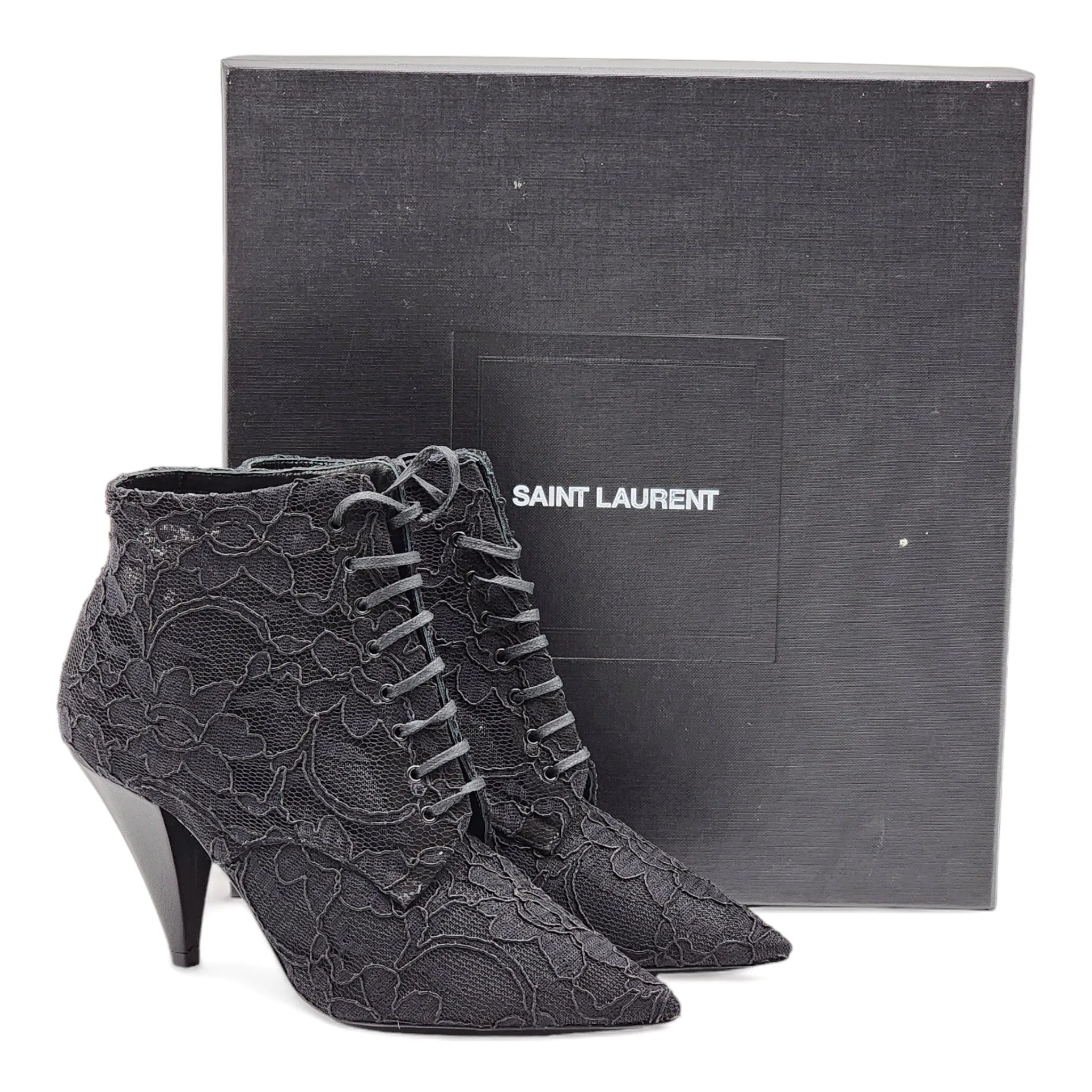Saint Laurent Paris Blaze Kiki Ankle Booties