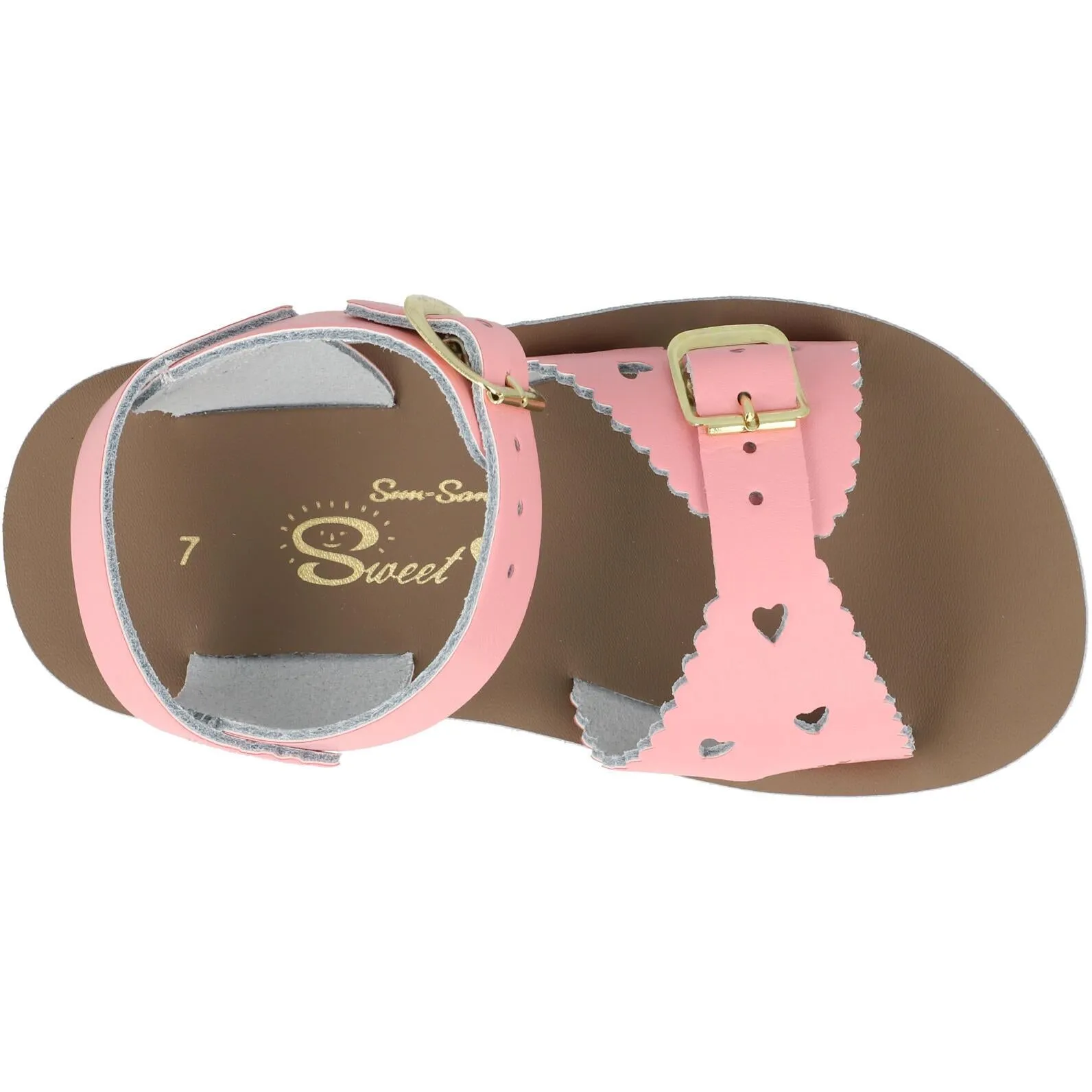 Salt-Water Sun-San Sweetheart Pale Pink Sandals