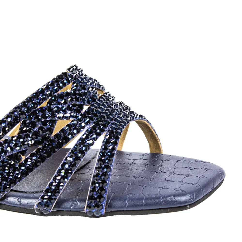 Salwa Heels S84H - Navy Blue