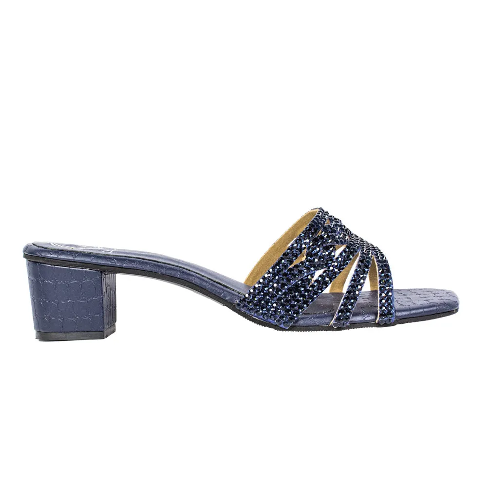 Salwa Heels S84H - Navy Blue