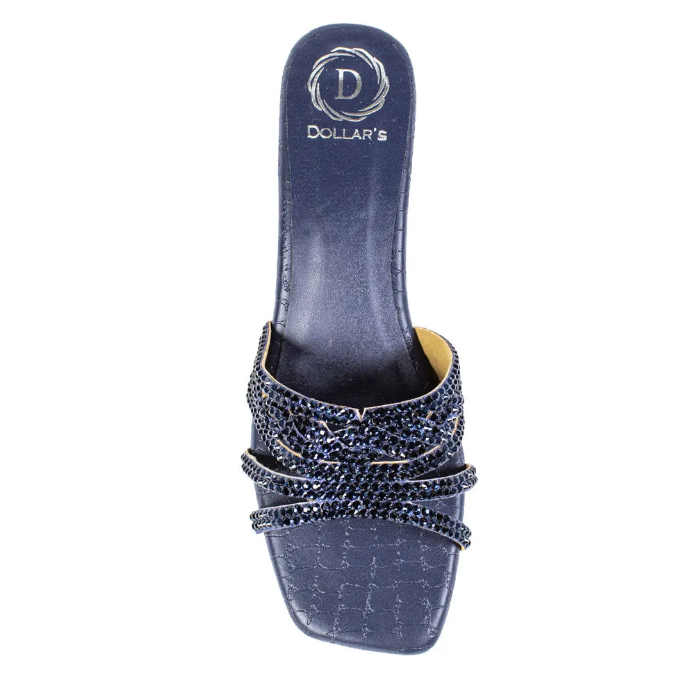 Salwa Heels S84H - Navy Blue