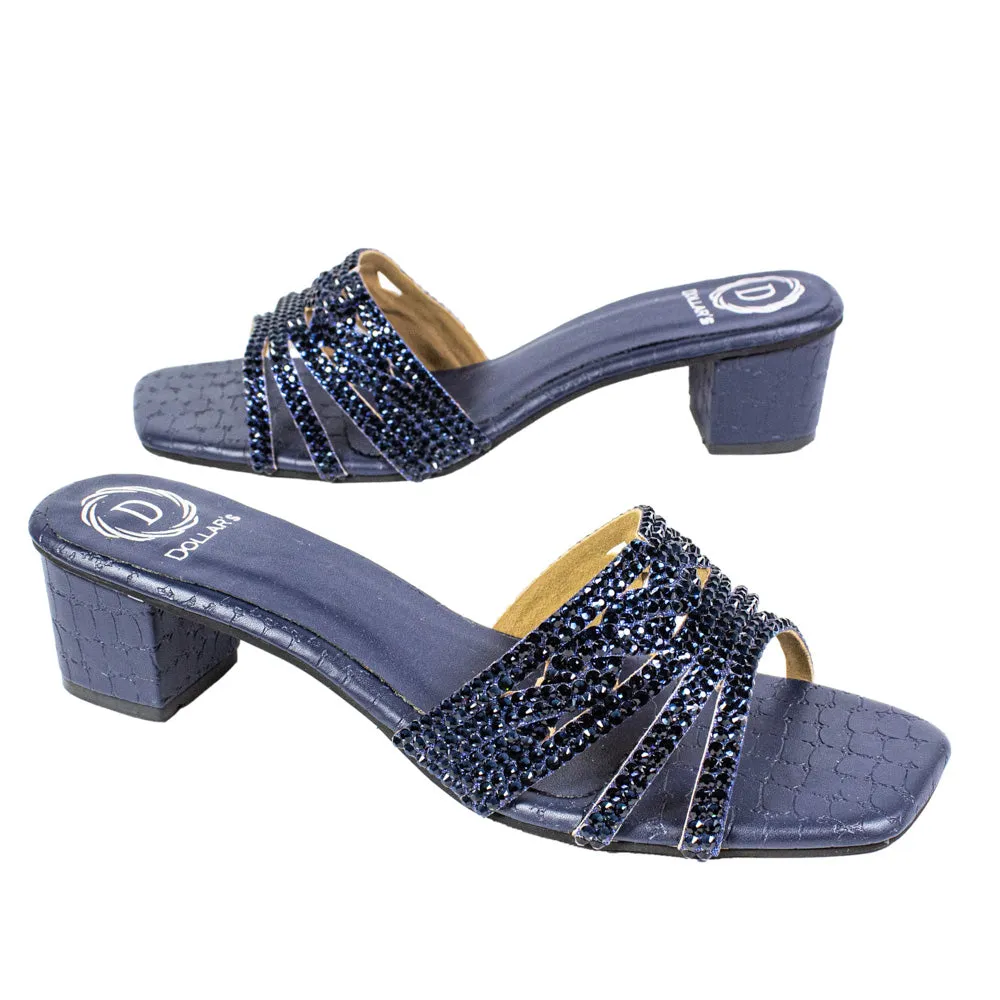 Salwa Heels S84H - Navy Blue