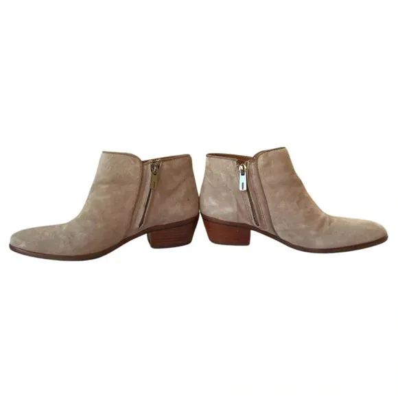 Sam Edelman, Petty Low Ankle Bootie, Tan, Beige