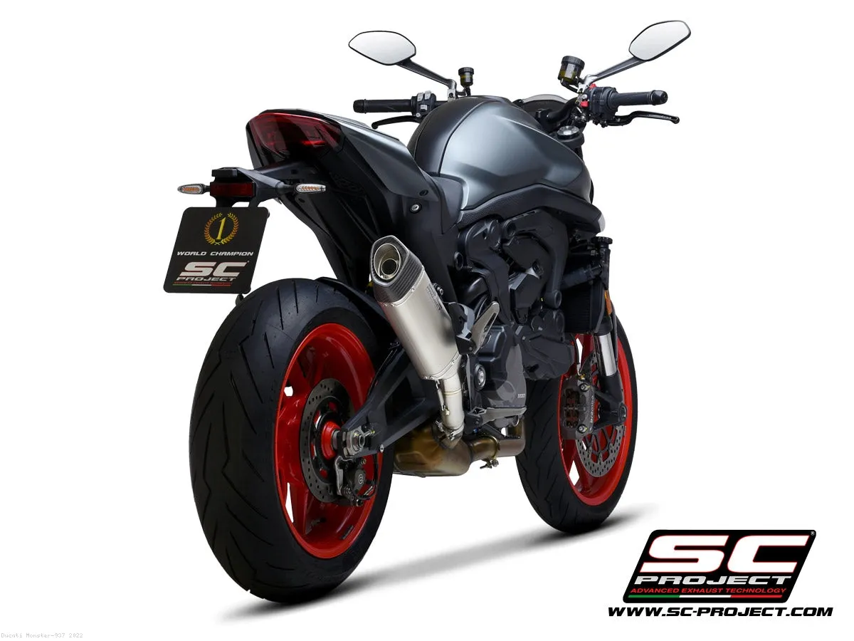 SC1-S Exhaust by SC-Project for Ducati monster 937  2021 to 2023