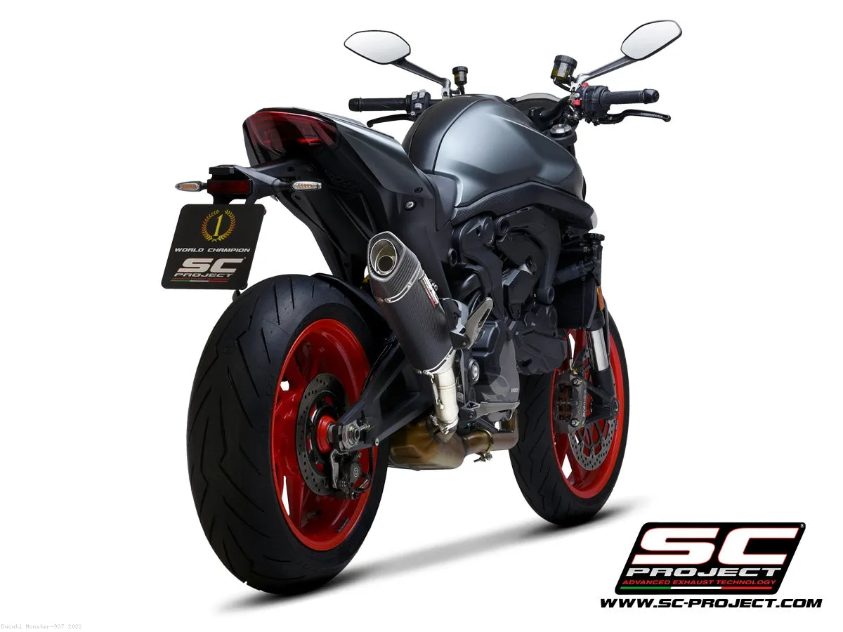 SC1-S Exhaust by SC-Project for Ducati monster 937  2021 to 2023
