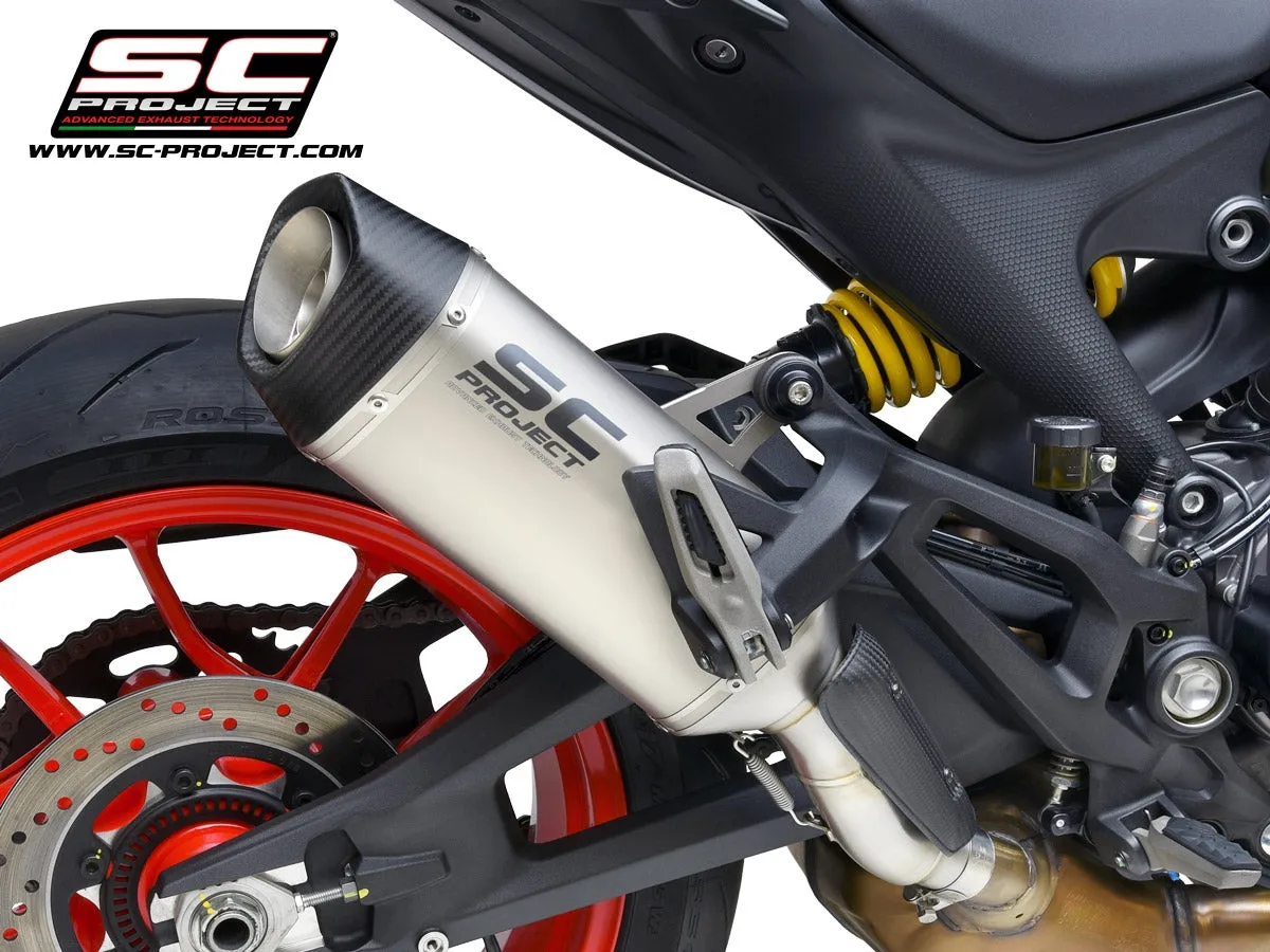 SC1-S Exhaust by SC-Project for Ducati monster 937  2021 to 2023