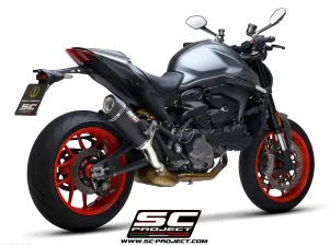SC1-S Exhaust by SC-Project for Ducati monster 937  2021 to 2023