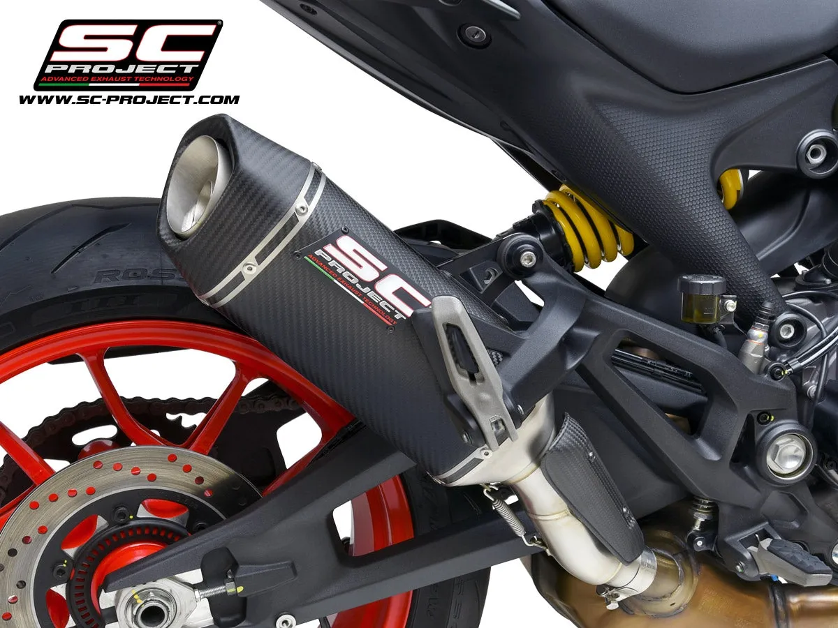 SC1-S Exhaust by SC-Project for Ducati monster 937  2021 to 2023