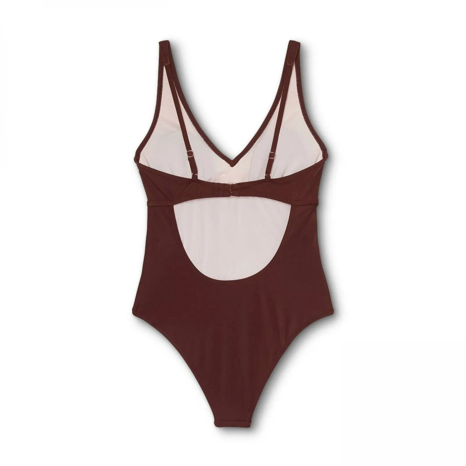 Shade & Shore Women's Plunge Tie-Front Wrap One Piece Swimsuit