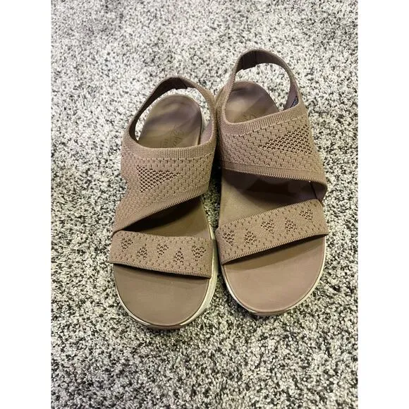 Skechers Arch Fit Brightest Day Sandal, Mocha Women’s 7, Comfort Walking NEW