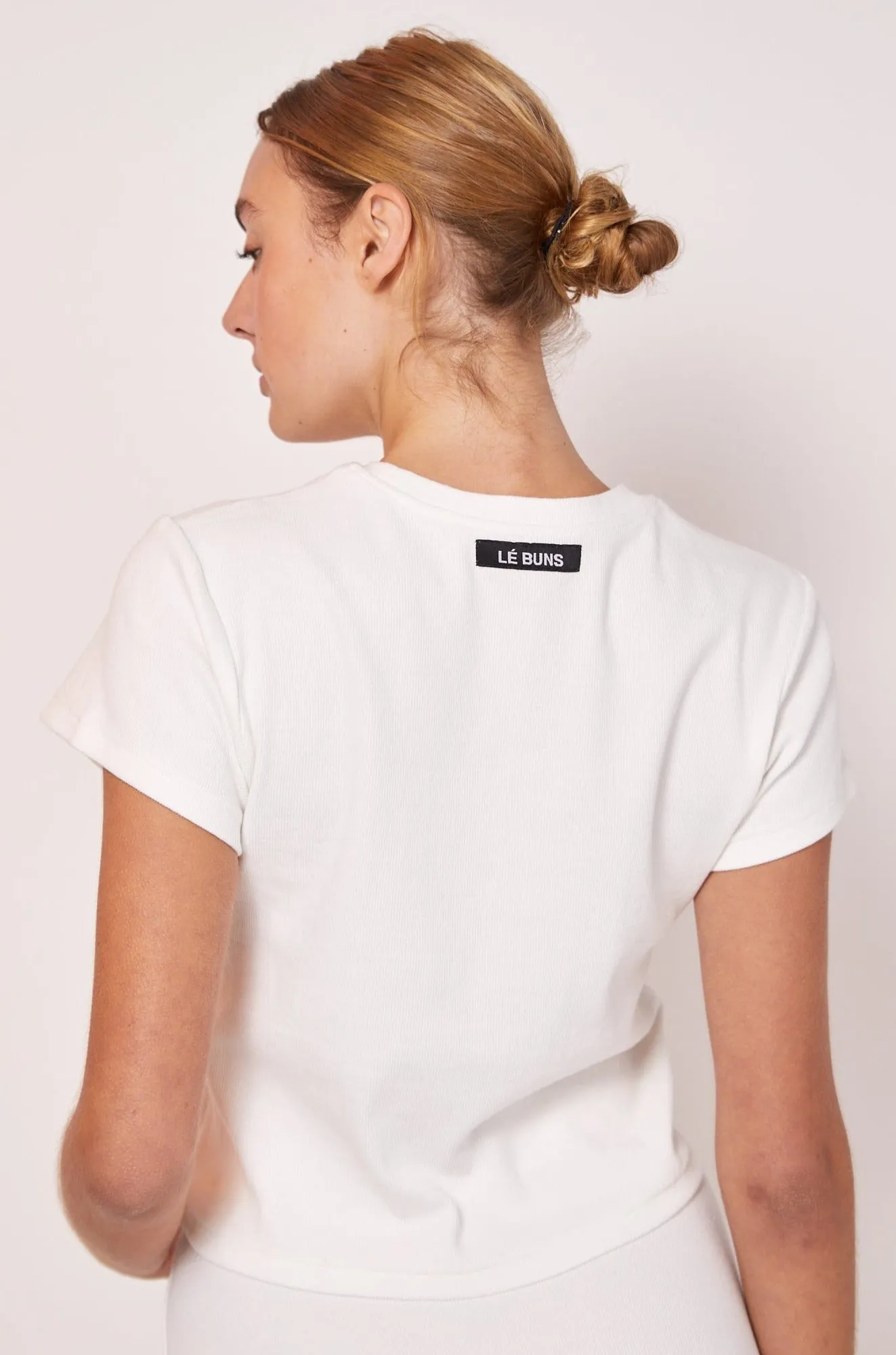 SKYE RELAXED TEE - IVORY RIB