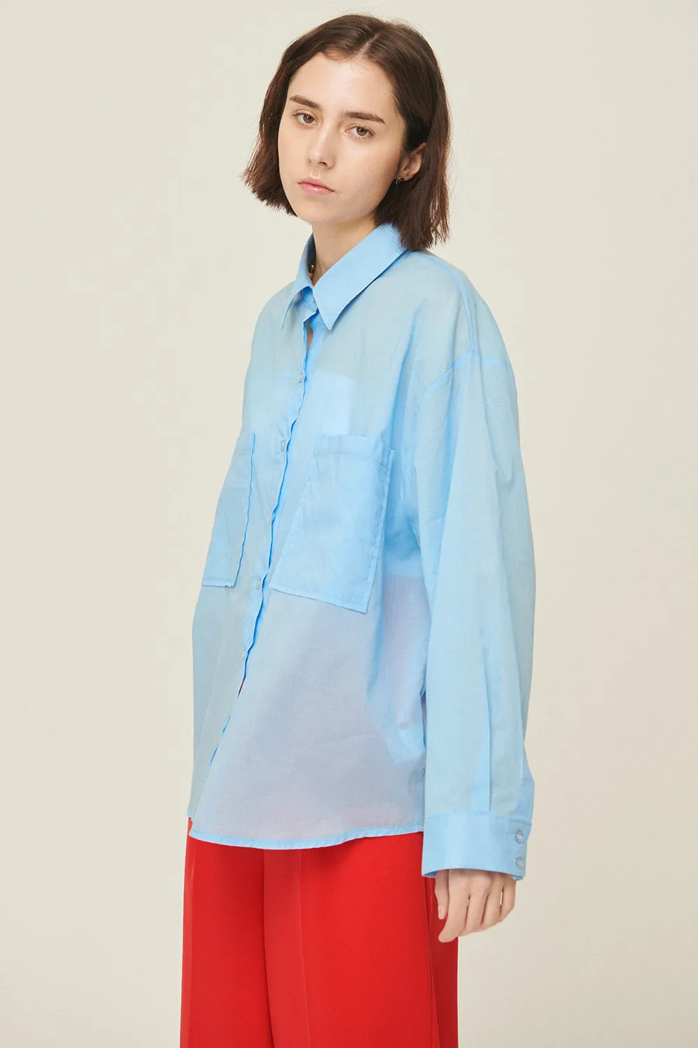 Sophia Relaxed Fit Cotton Shirt