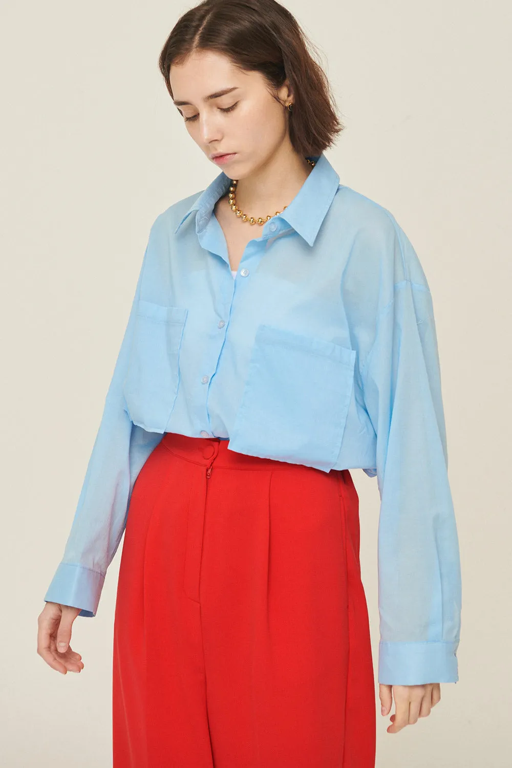 Sophia Relaxed Fit Cotton Shirt