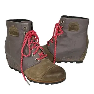 Sorel PDX 1964 Premium Wedge Ankle Boot Booties Shale Lexie Sz 10