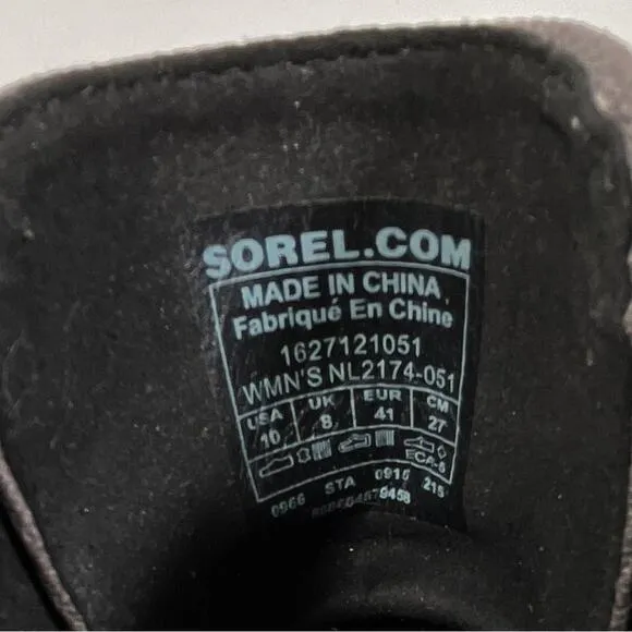 Sorel PDX 1964 Premium Wedge Ankle Boot Booties Shale Lexie Sz 10