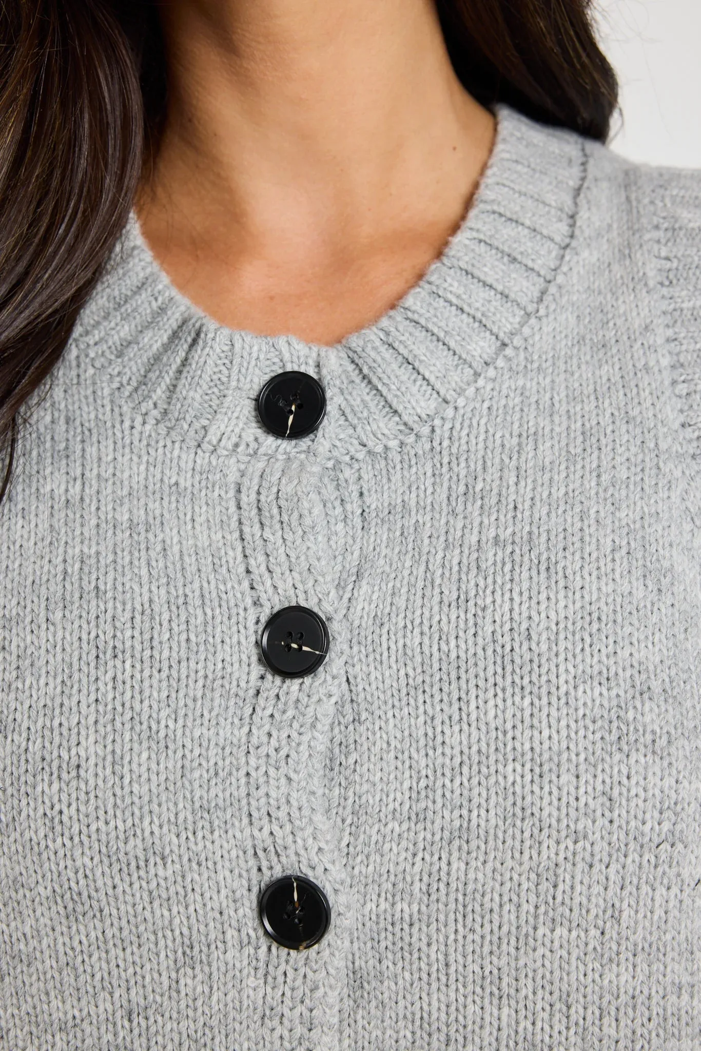 Stamp Crewneck Knit Vest