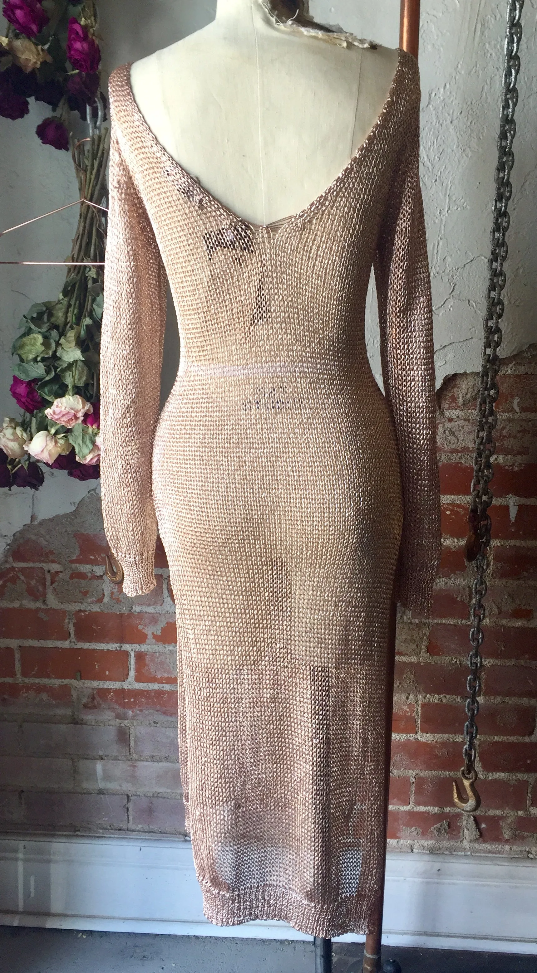 Starlette Rose Gold Dress