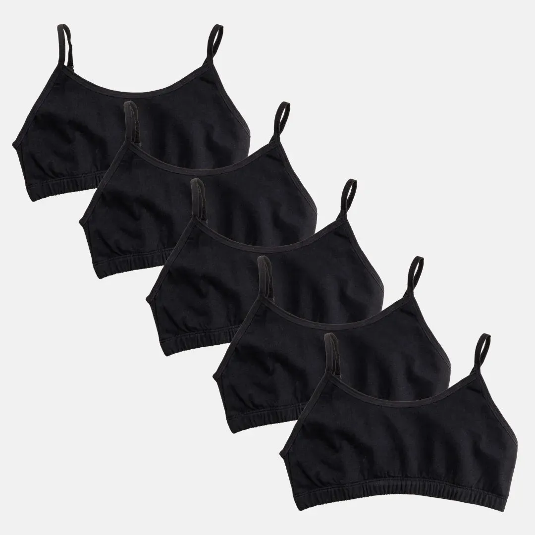 Starter Bra | Comfy Wireless Bra | Full Coverage | Slip On | Pack Of 5
