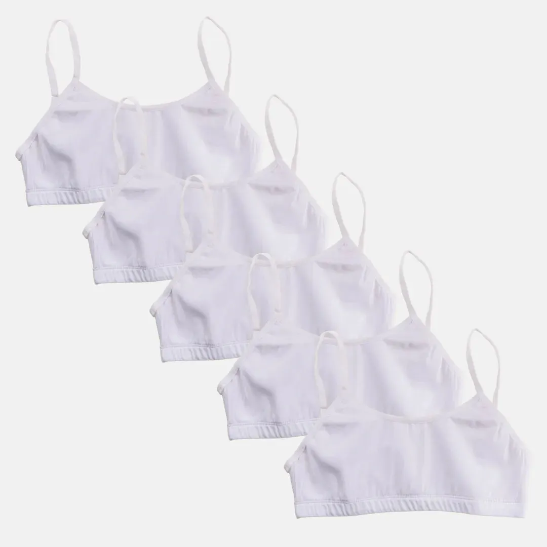 Starter Bra | Comfy Wireless Bra | Full Coverage | Slip On | Pack Of 5