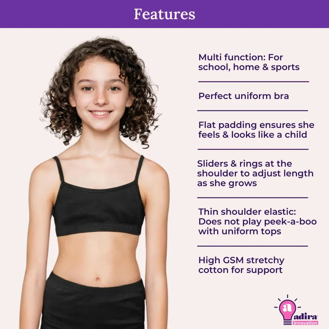 Starter Bra | Comfy Wireless Bra | Full Coverage | Slip On | Pack Of 5