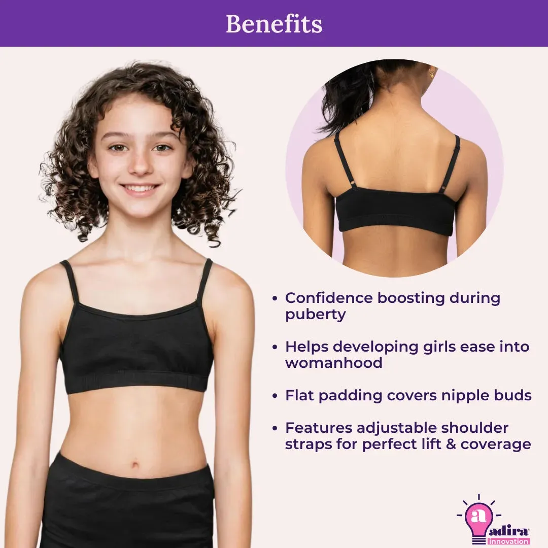 Starter Bra | Comfy Wireless Bra | Full Coverage | Slip On | Pack Of 5
