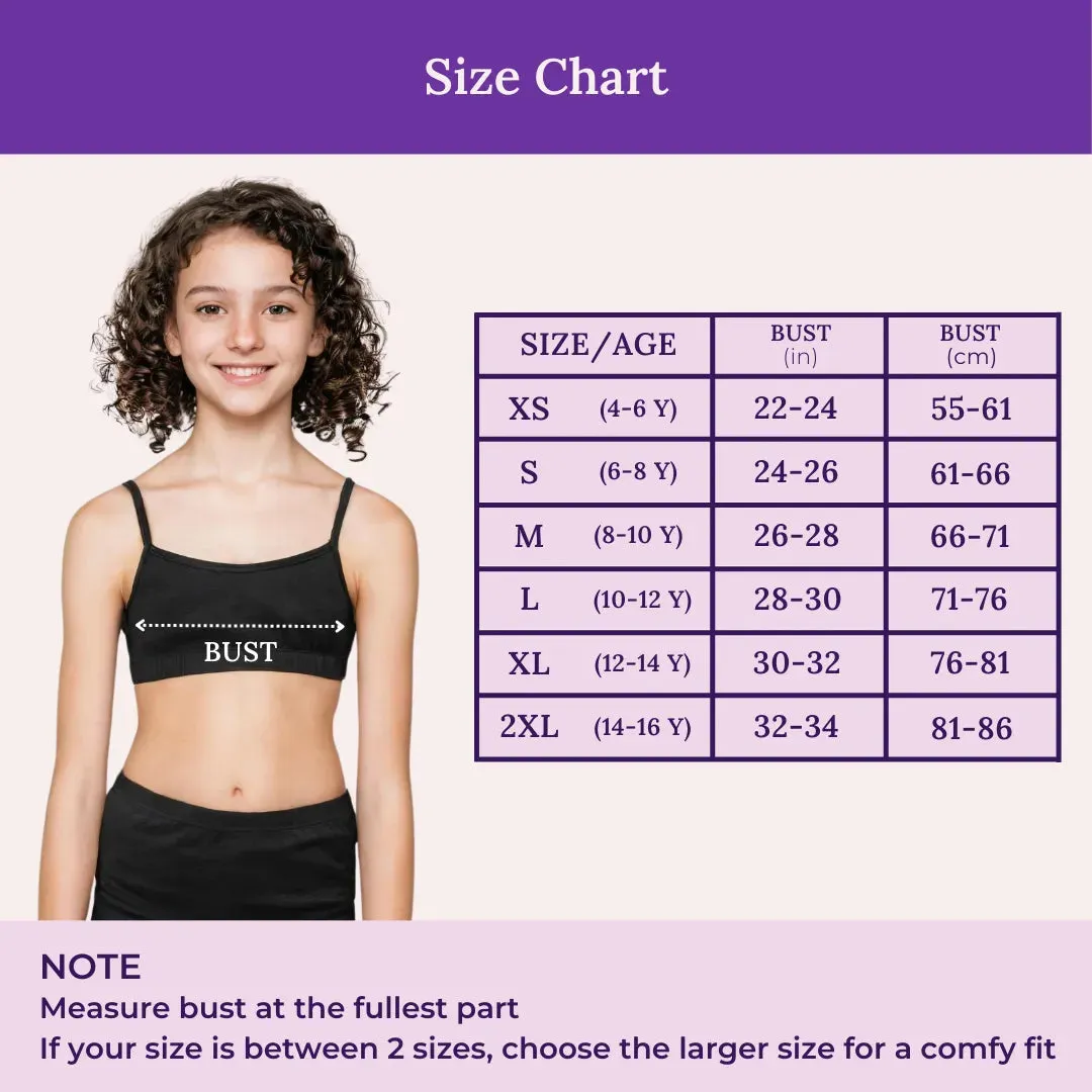 Starter Bra | Comfy Wireless Bra | Full Coverage | Slip On | Pack Of 5