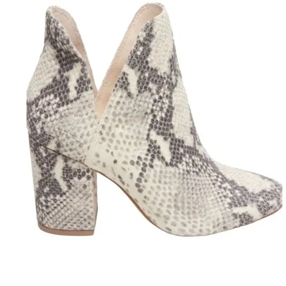 Steve Madden Rookie Natural Snakeskin Print Size 10
