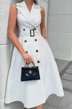 Striped blazer dress (Preorder)