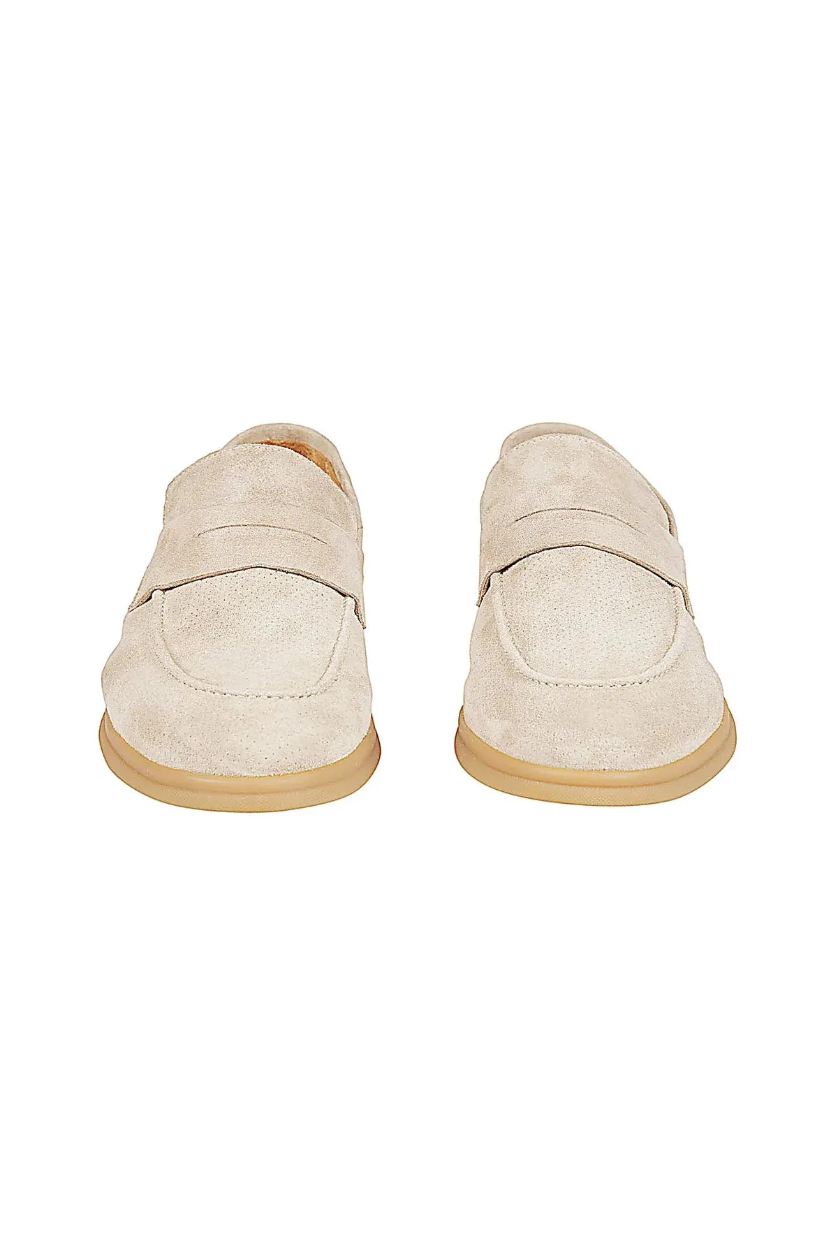 Suede Penny Loafers