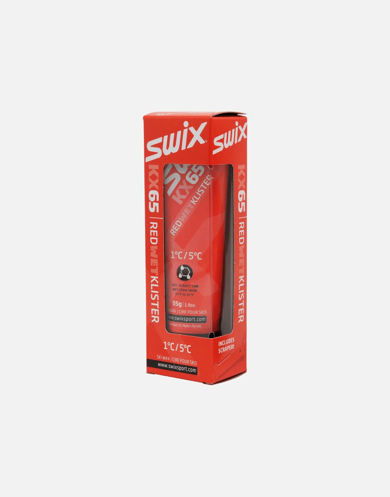Swix KX Klister, Klistervalla