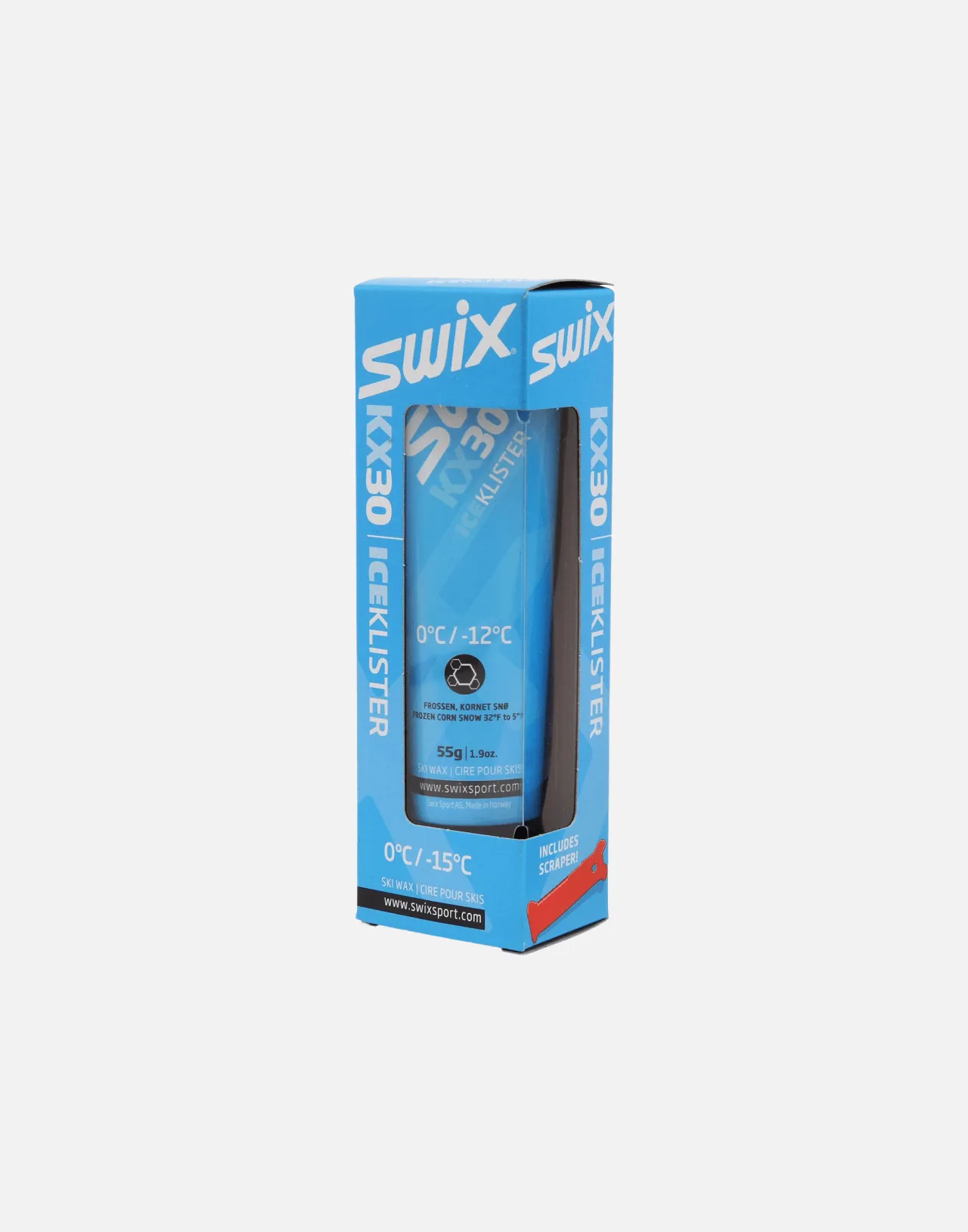 Swix KX Klister, Klistervalla