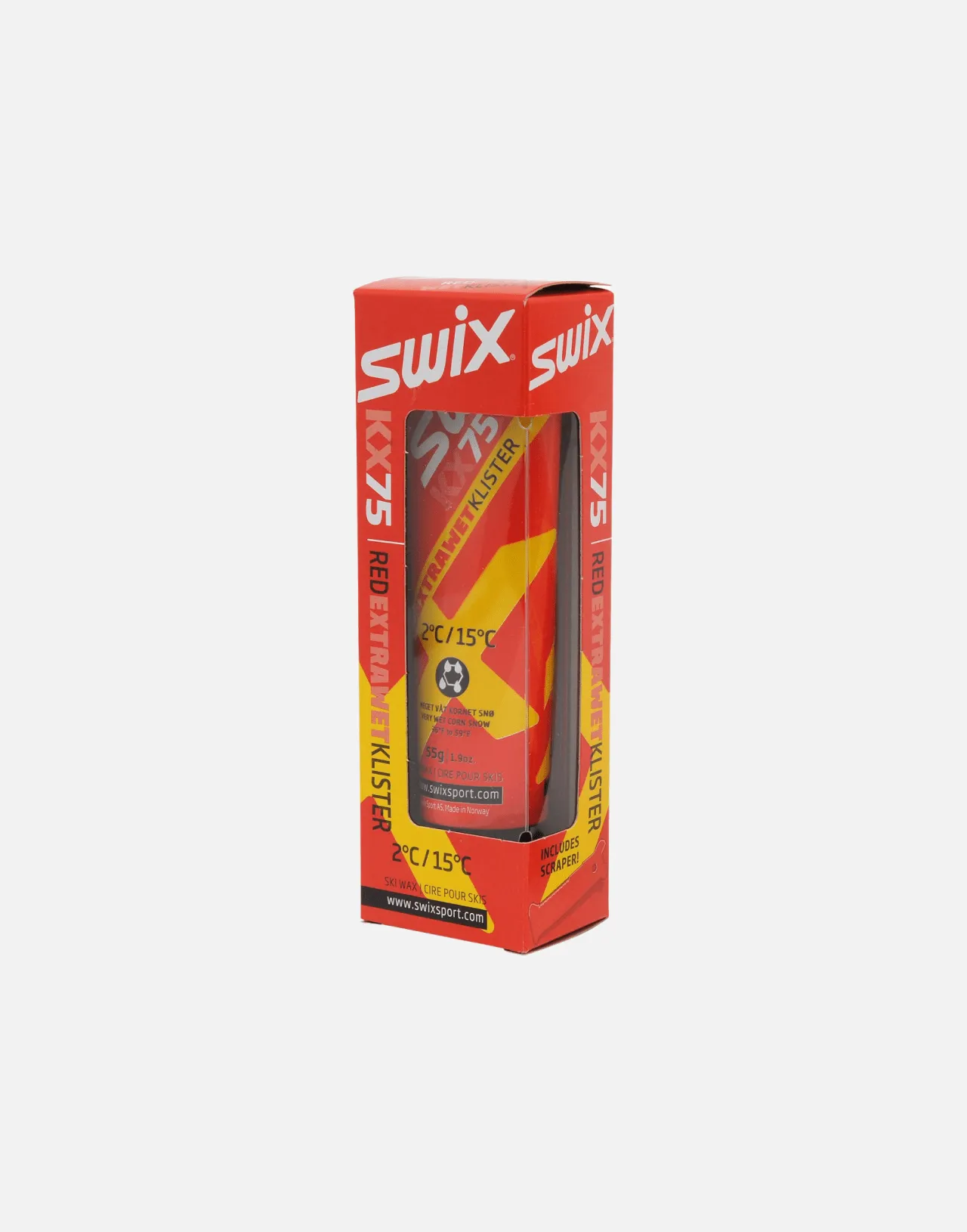 Swix KX Klister, Klistervalla